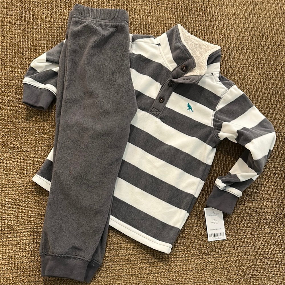 Toddler Boys Fleece Set, 4T